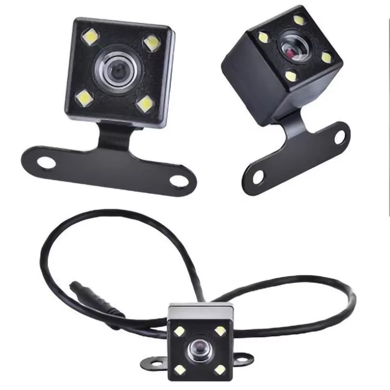 5Pin Car Mounted Car DVR 4LED Rear View Camera 170° Motor Vehicle Mirror Dash Cam DVR Rear View Camera 2.5Mm Waterproof