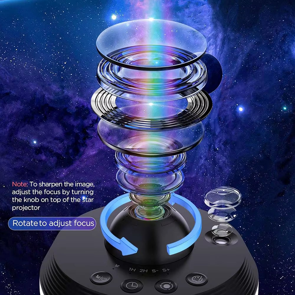 13-In-1 Galaxy Projector Dimmable RGB LED Lights Chrismas Spotlight Projectiion Fairy Lamp for Bedroom Gaming Room Party Decor