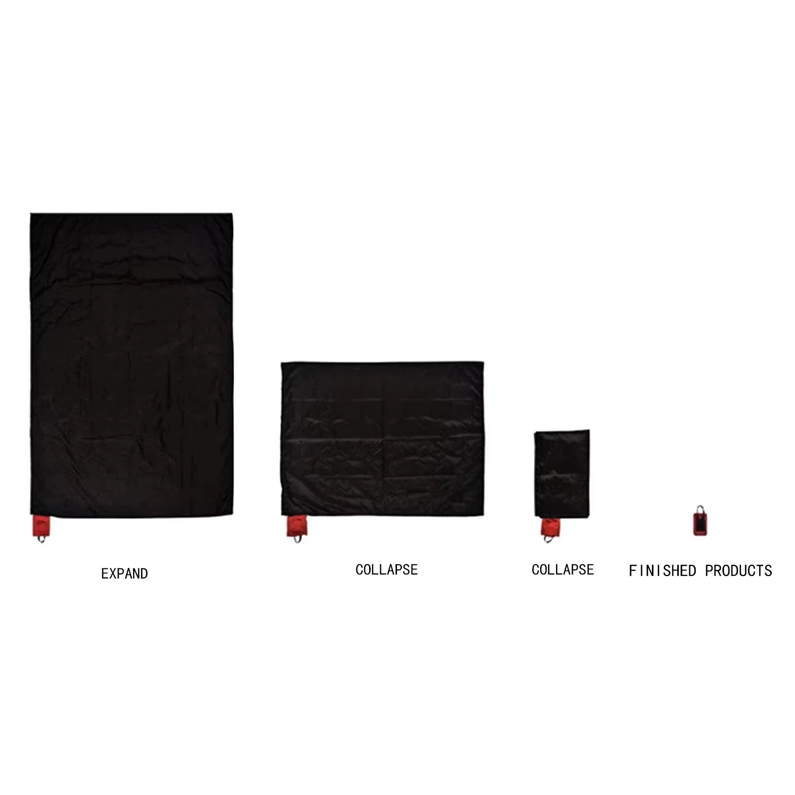 Outdoor Pocket Blanket - Sand Proof & Waterproof Picnic Blanket, Foldable & Compact Mat, Portable Lightweight Picnic Blanket