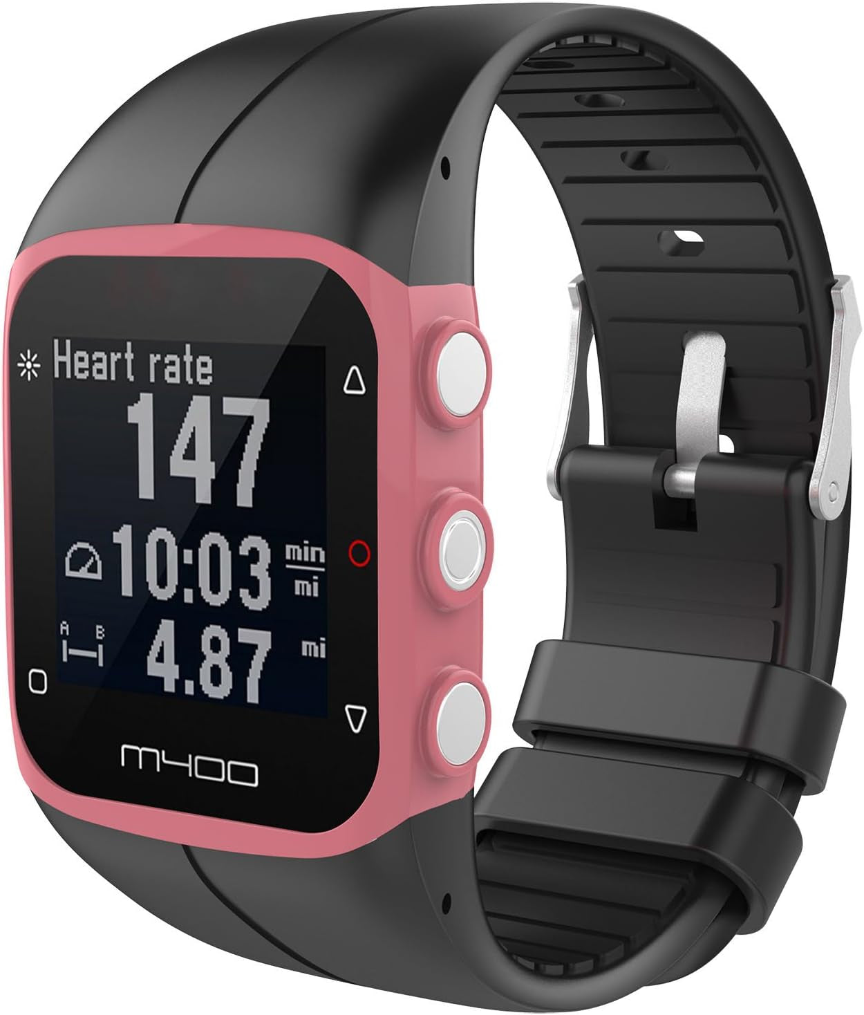 Band for Polar M400/M430, Soft Adjustable Silicone Replacement Wrist Watch Band for Polar M400/M430 Watch