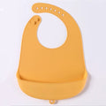 1Pcs New Lunch Apron Toddler Silicone Bibs Baby Kids Girl Boys Waterproof Saliva Solid Feeding Bib Baby Silicone Bib Aprons