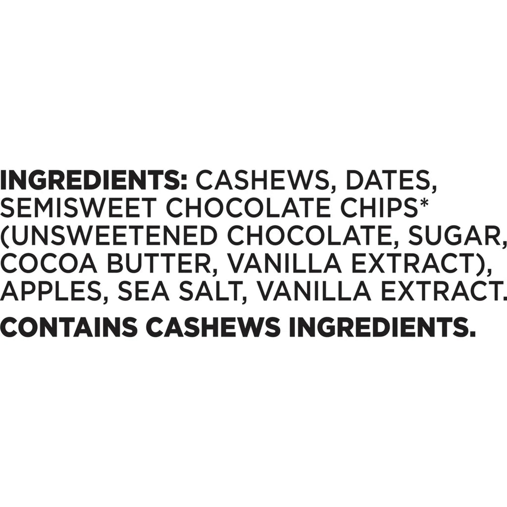 Chocolate Chip Cookie Dough, Fruit and Nut Bars, Gluten Free, 19.2 Oz, 12 Count