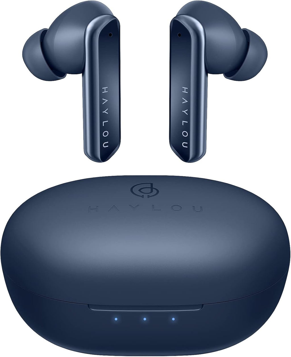 W1 Bluetooth Earbuds 5.2 In-Ear Headphones-Aac HD Stereo Sound with 4 Mic, Aptx, ENC, Knowles Moving Iron Noise Cancelling, 26H Playtime, Waterproof Wireless Earphones, Blue