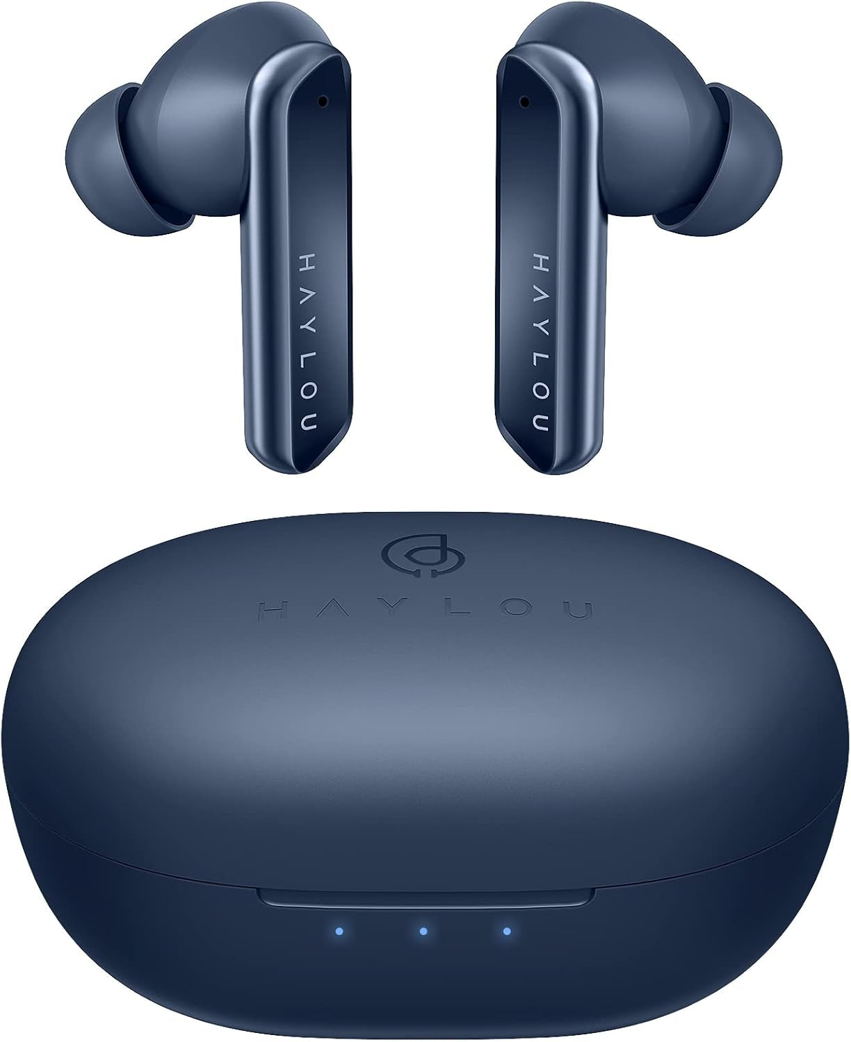 W1 Bluetooth Earbuds 5.2 In-Ear Headphones-Aac HD Stereo Sound with 4 Mic, Aptx, ENC, Knowles Moving Iron Noise Cancelling, 26H Playtime, Waterproof Wireless Earphones, Blue