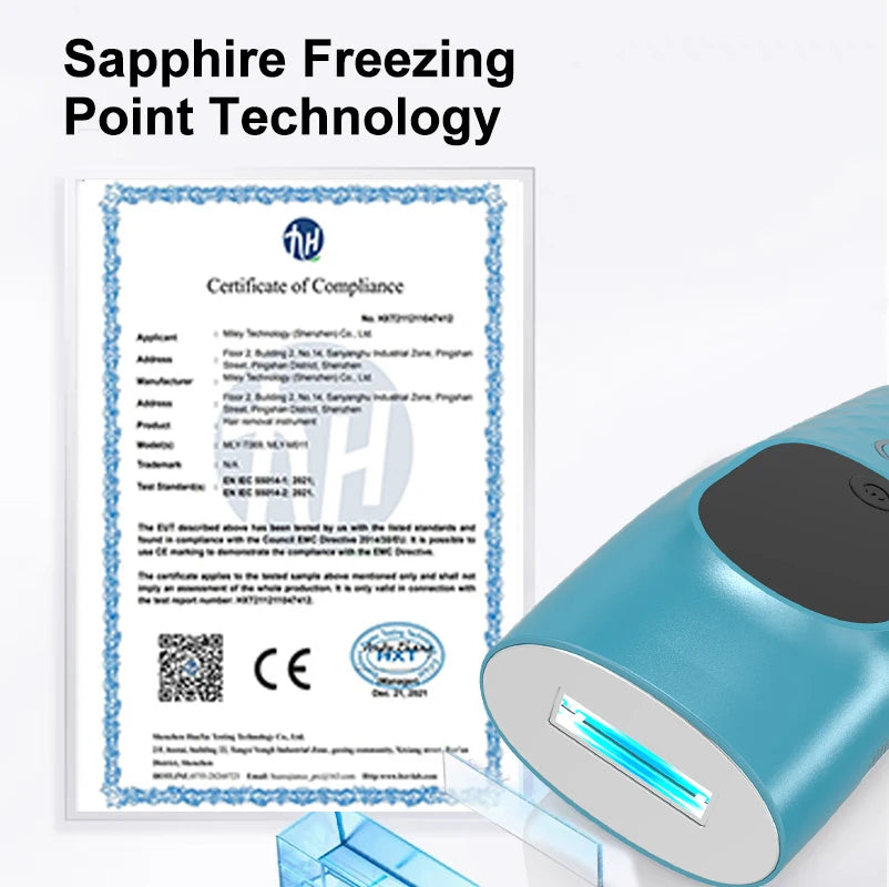 Laser Hair Removal Painless IPL Laser Hair Removal Device at Home Hair Remover Machine for Women Men Electrolysis Permanent