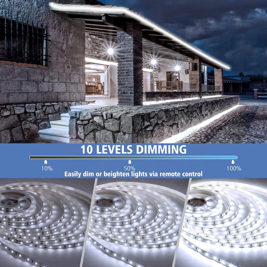 LED Strip Lights Battery Operated, 9.8Ft 90 LED Strip Lights with Remote Control