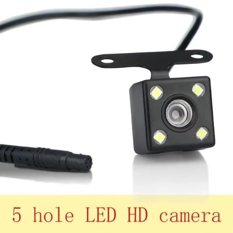 5Pin Car Mounted Car DVR 4LED Rear View Camera 170° Motor Vehicle Mirror Dash Cam DVR Rear View Camera 2.5Mm Waterproof