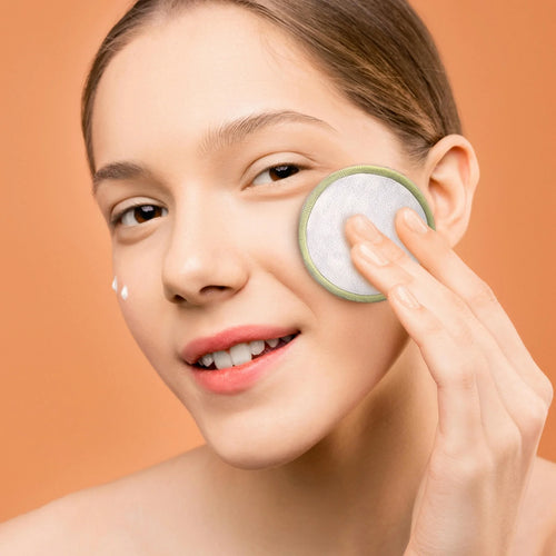 30Pcs Reusable Makeup Remover Pads Reusable Cotton Rounds with Washable Laundry Bag