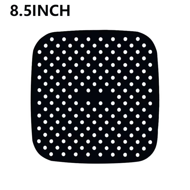 Reusable Silicone Air Fryer Liners Air Fryer Mats Parchment Paper Replacement Non-Stick Air Fryer Accessories for Cosori Gowise