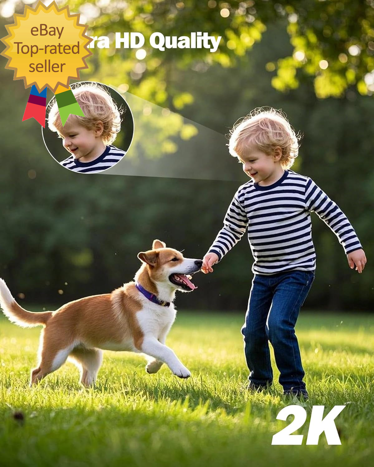 3MP Security Camera Outdoor Wired: Camera for Home Security Outdoor 2.4G/5G Wifi