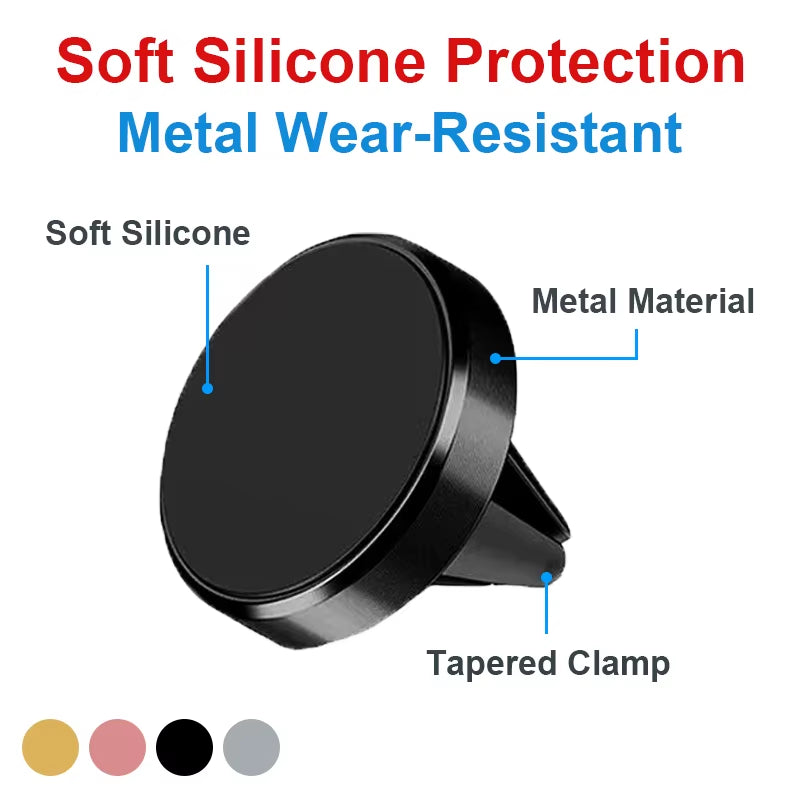 Magnetic Car Phone Holder Mount Air Vent Smartphone Mobile Stand Bracket Cell GPS Support in Car for Iphone Xiaomi Mi Samsung LG