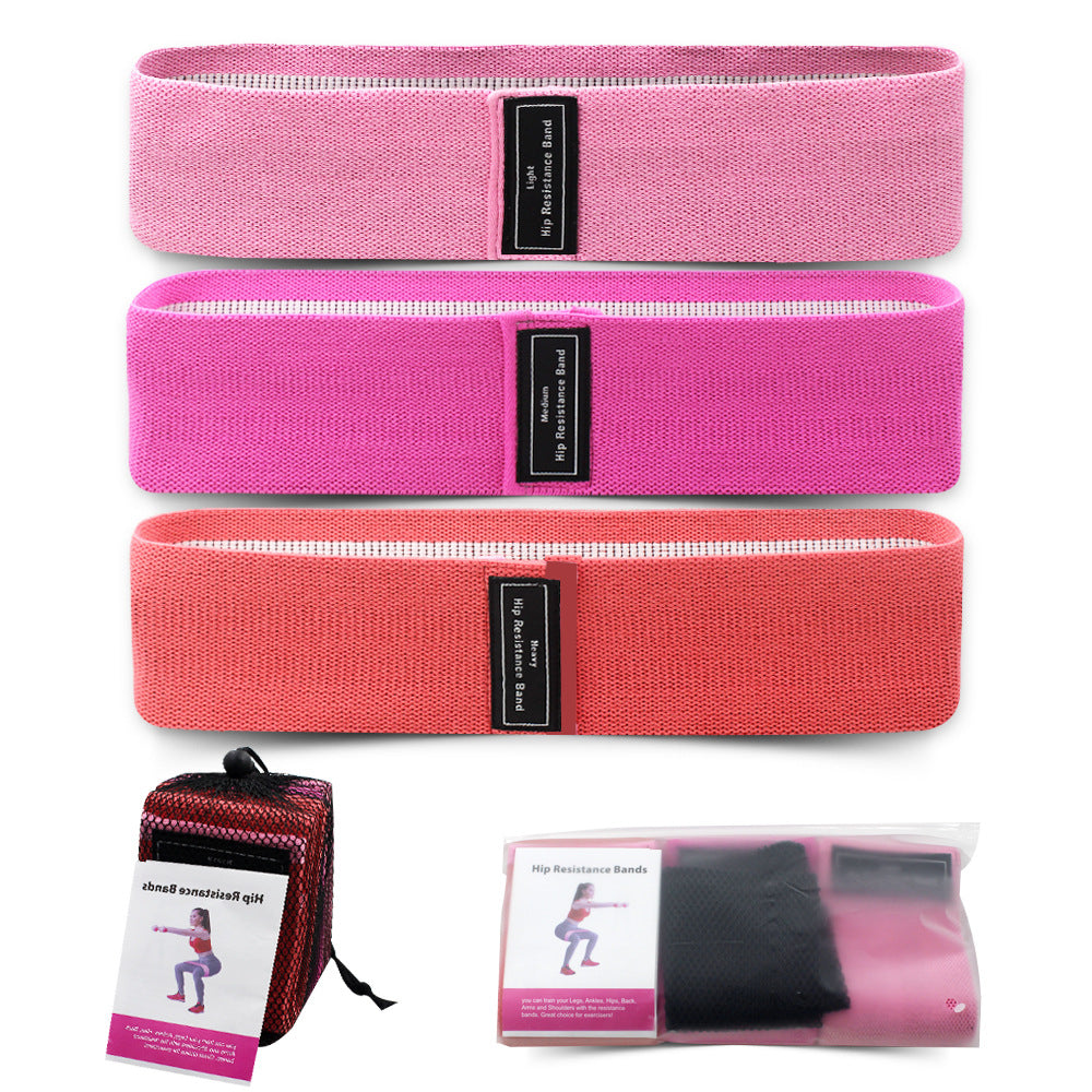Body shaping squat hip circle yoga fitness tension belt resistance belt stretch belt