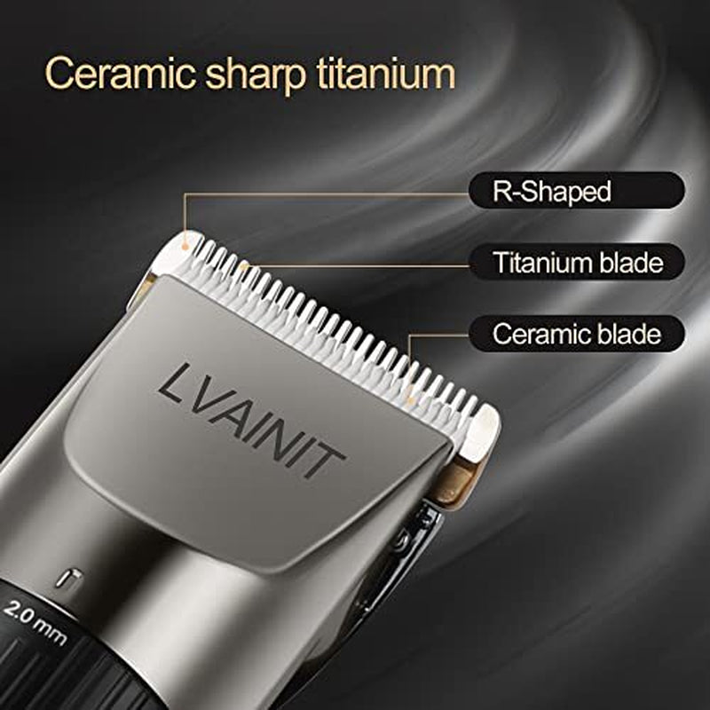 Hair Clippers for Men, Cordless LCD Rechargeable Hair Trimmer Beard Trimmer