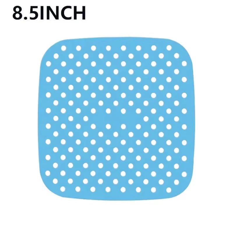 Reusable Silicone Air Fryer Liners Air Fryer Mats Parchment Paper Replacement Non-Stick Air Fryer Accessories for Cosori Gowise