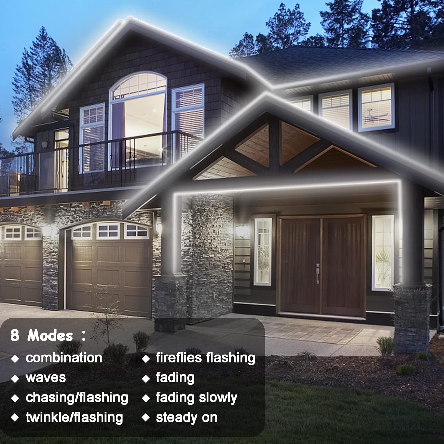 LED Strip Lights Battery Operated, 9.8Ft 90 LED Strip Lights with Remote Control