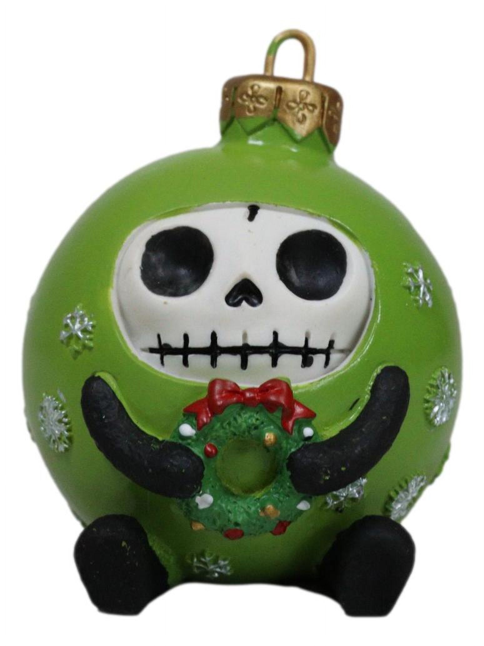 Christmas Furry Bones Mr. and Mrs. Santa Claus Tree Ornament and Stocking Figurines