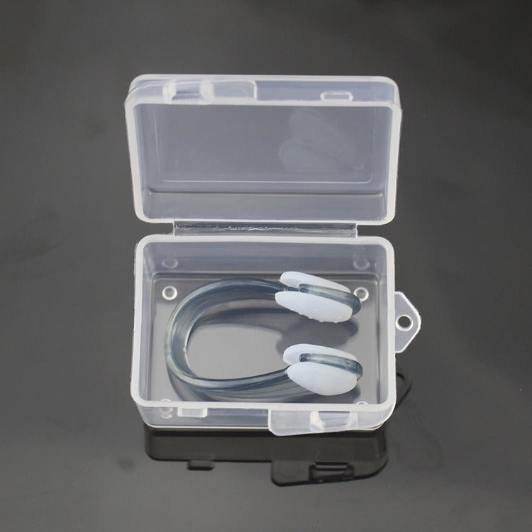 Swimming nose clip for adults and children, professional anti choking water swimming pool training, anti slip silicone nasal congestion tool