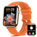 Smart Watches for Men/Women (Answer/Make Calls),Fashionable Sports Watch,Orange