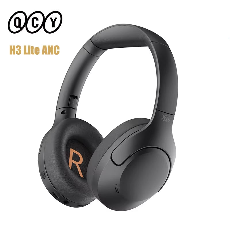 H3 Lite ANC Wireless Headphones Active Noise Cancelling over Ear Headset Bluetooth 5.3 Earphones 40Mm Driver Hifi Sound 60H