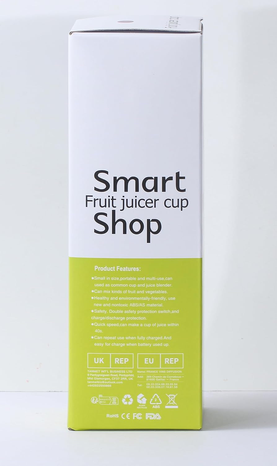 Portable Blender Cup,Electric USB Juicer Blender,Portable Juicer for Shakes and Smoothies, Juice,380Ml, Six Blades Great for Mixing,Light Purple