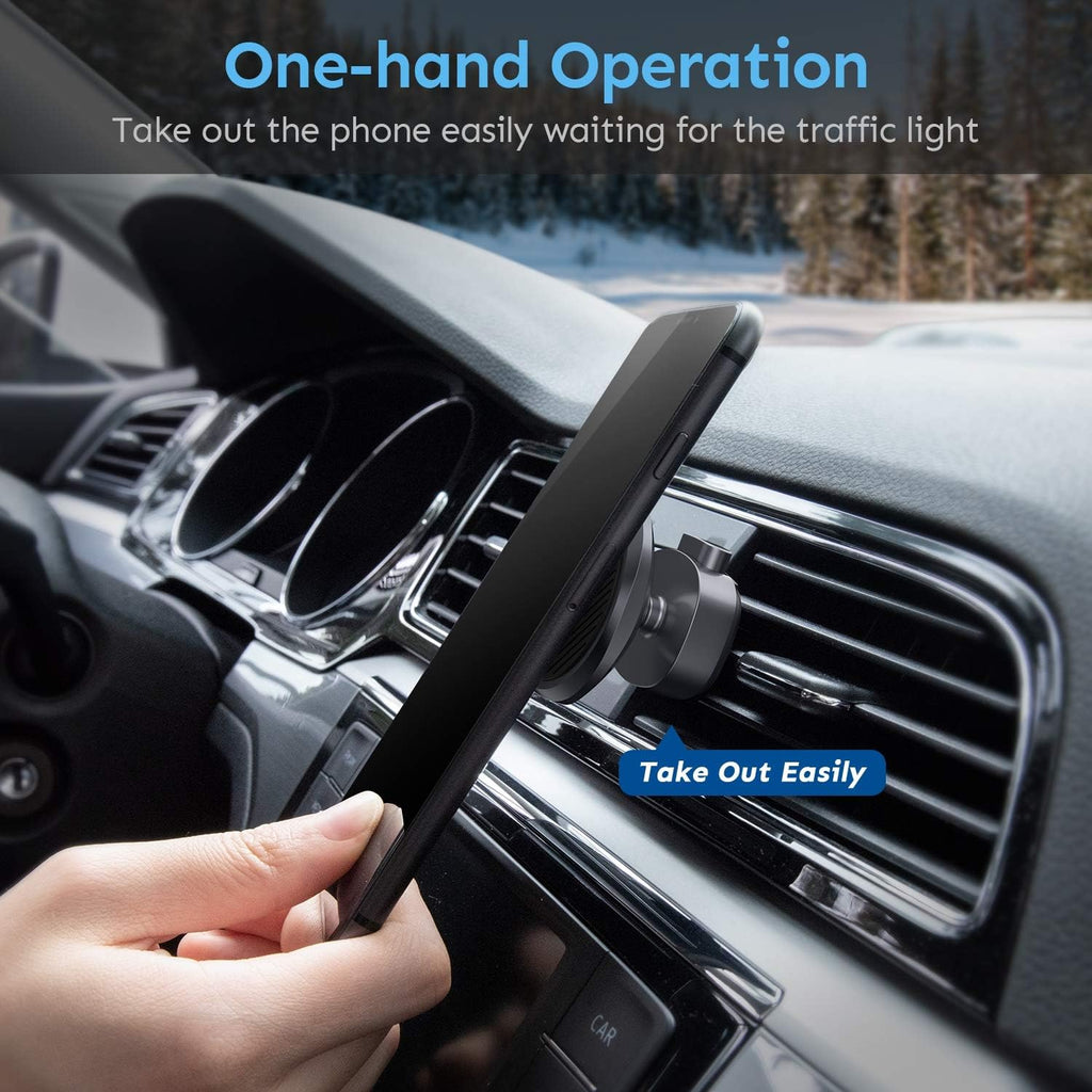 Magnetic Car Phone Mount, Cell Phone Holder for Car, Universal Magnetic Phone Car Mount for Most Smart Phone