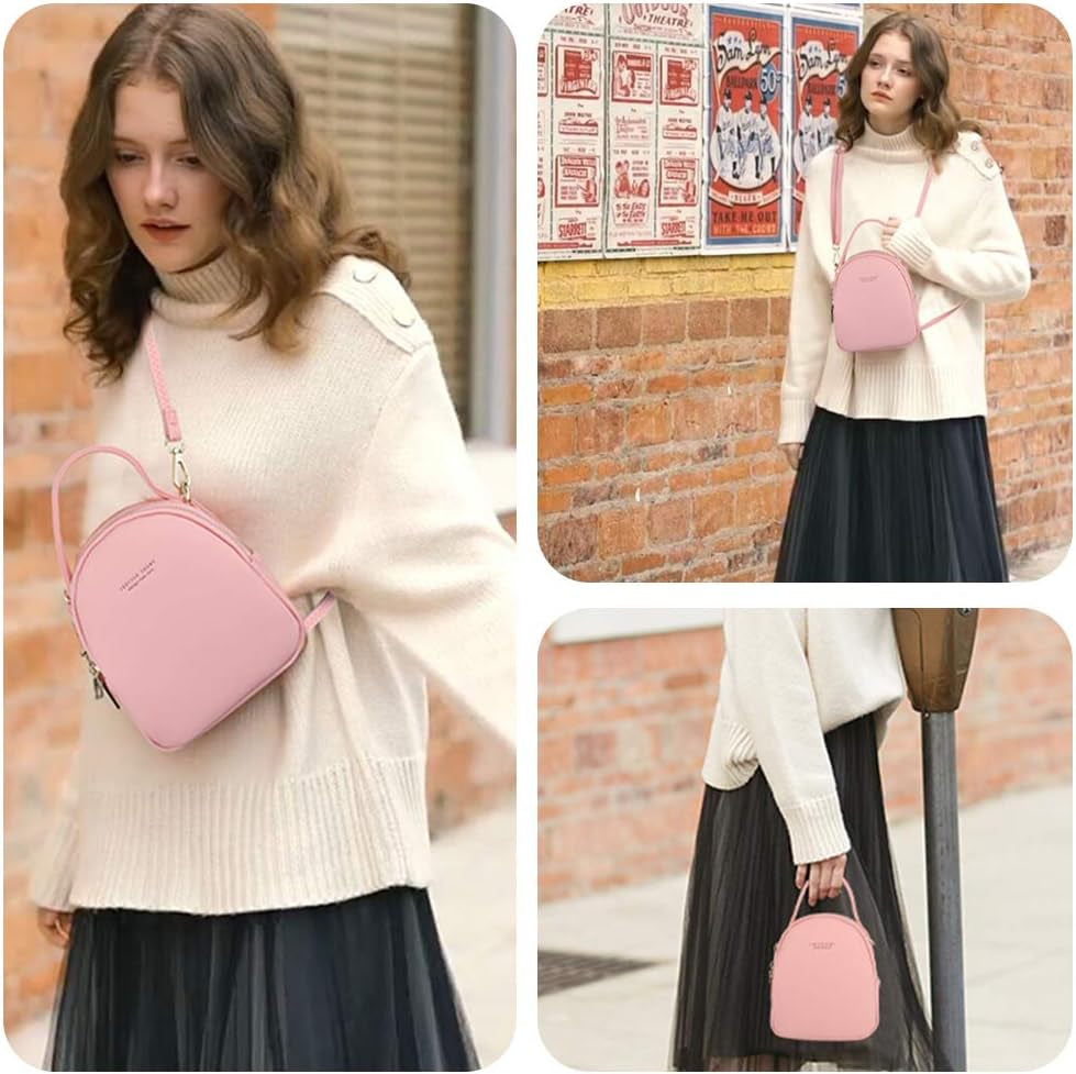 Mini Backpack Purse for Women Crossbody Phone Bag Wallets Handbags Clutch