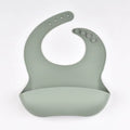Baby Silicone Tray Bib Waterproof Soft 4-Speed Adjustable Bibs Newborn Eating Food Isolate Dirt Feeding Saliva Pocke Kids Stuff