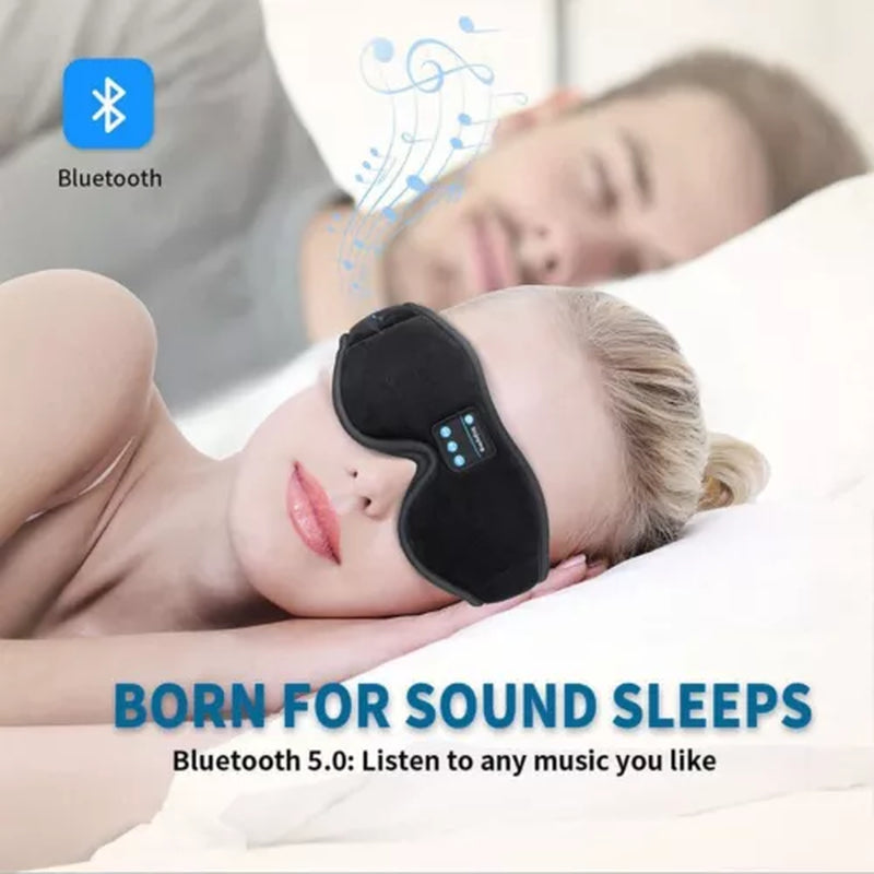 Sleep Mask with Bluetooth Headphones, 3D Sleep Mask Wireless Music Eye Mask