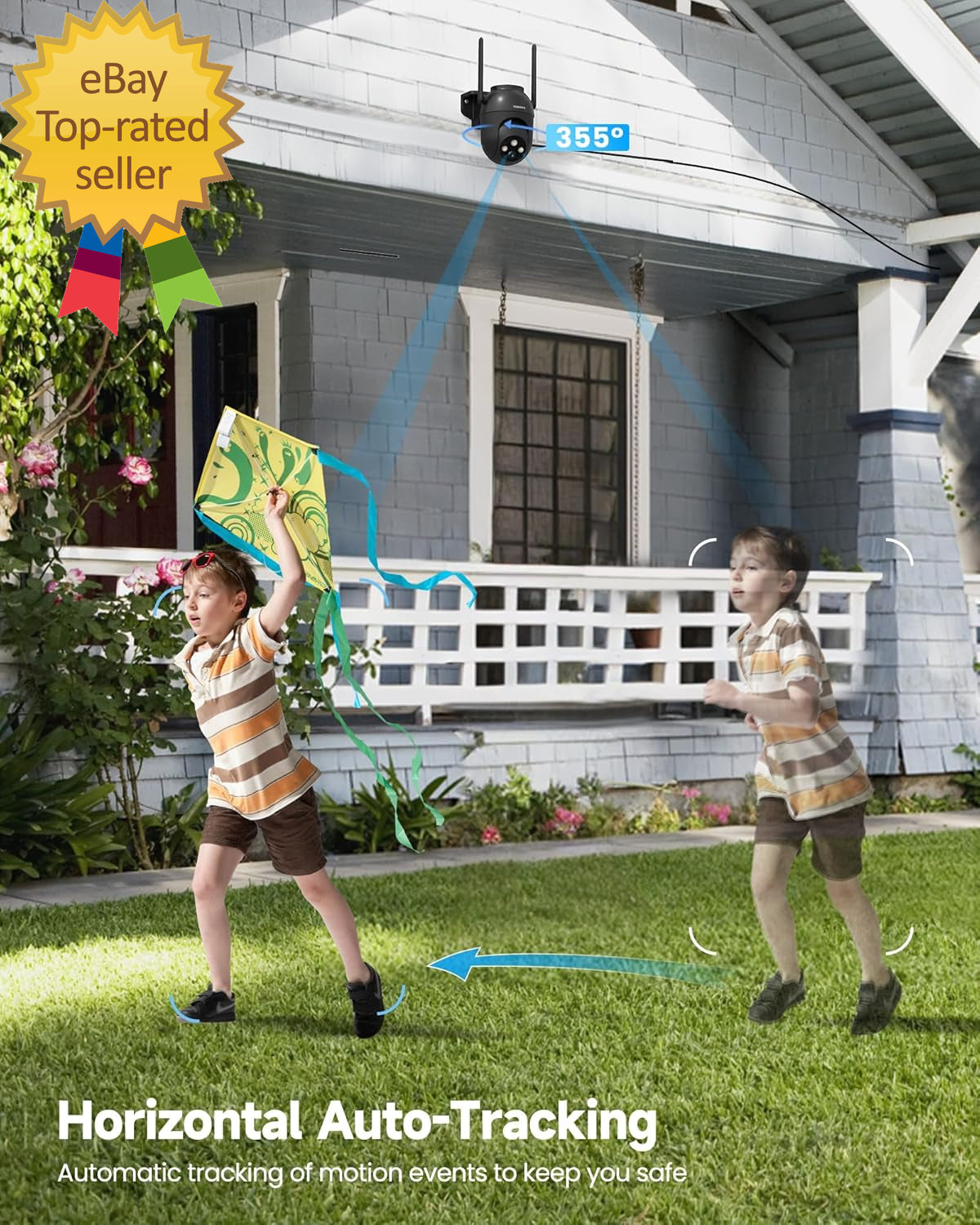 3MP Security Camera Outdoor Wired: Camera for Home Security Outdoor 2.4G/5G Wifi