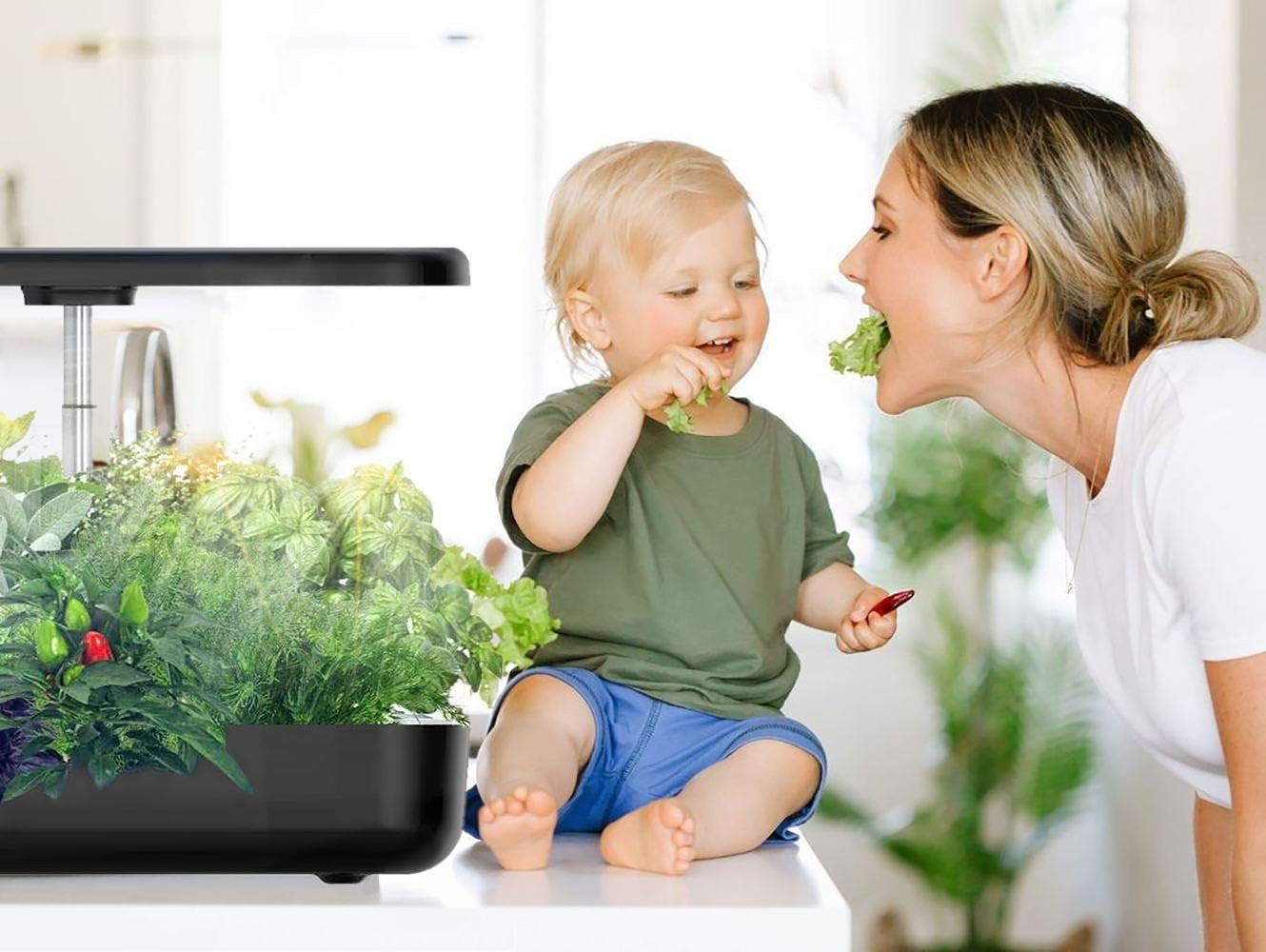 Hydroponics Growing System 12 Pods Indoor Garden, Smart Herb Garden Kit with 36W Grow Light for Plant Growing Gardening Gifts for Women Mom