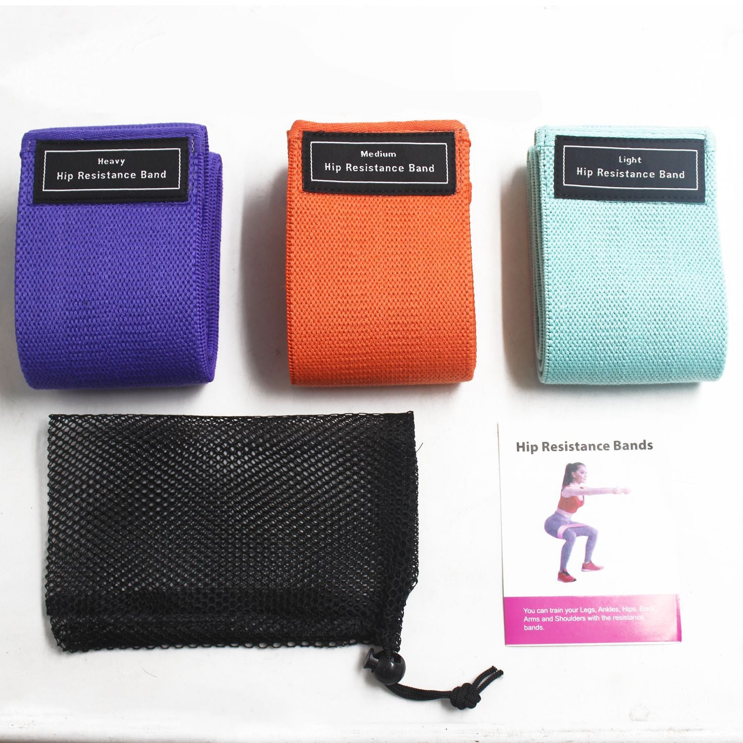 Body shaping squat hip circle yoga fitness tension belt resistance belt stretch belt