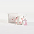Peach Heart Ceramic Cup High Beauty Pink Girl Heart Mug Couple Water Cup Home Coffee Cup