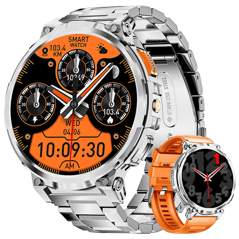 K66 Outdoor Sports with Flashlight Smart Watch for Men