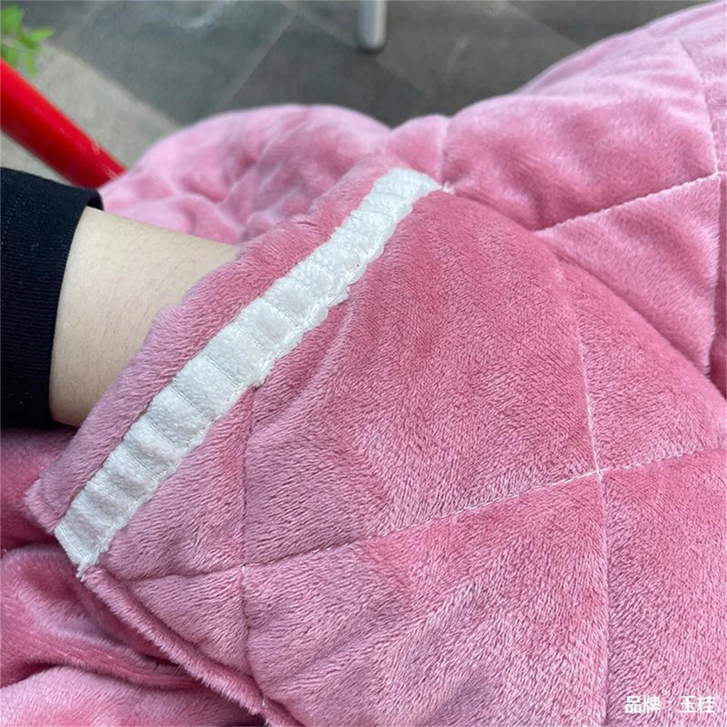 Heated Blanket with Pocket, Soft Warm USB Heated Lap Blanket for Office, Fast-Heating Washable Car Heated Blanket, Portable Heated Blanket for Travel (A)