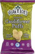 Vegan Robs Cauliflower Puffs Pack of 5 Gluten Free Probiotic Snack 3.5 Oz