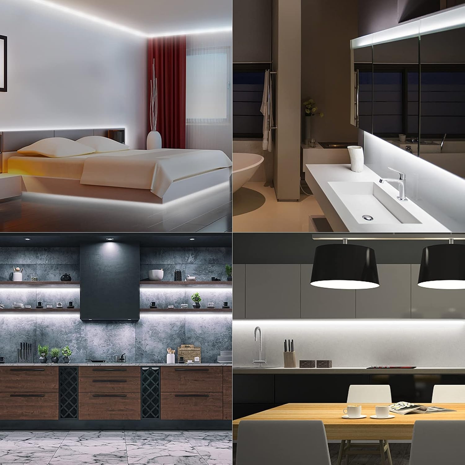 LED Strip Lights Battery Operated, 9.8Ft 90 LED Strip Lights with Remote Control