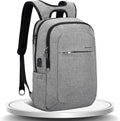 Anti-Theft 15.6 Inch Laptop Backpack, Gray, Unisex