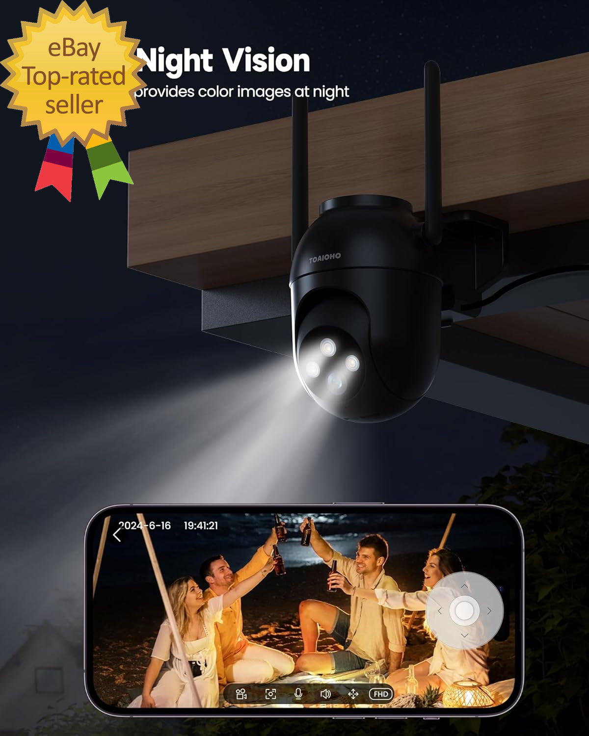 3MP Security Camera Outdoor Wired: Camera for Home Security Outdoor 2.4G/5G Wifi