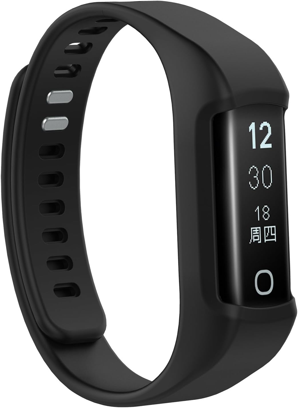 Band Compatible with Ticband Band Ticwatch Ticband Sport Wristbands Replacement One-Piece Soft Silicone Breathable Adjustable Watch Band Strap Bracelet for Ticwatch Ticband Fitness Tracker