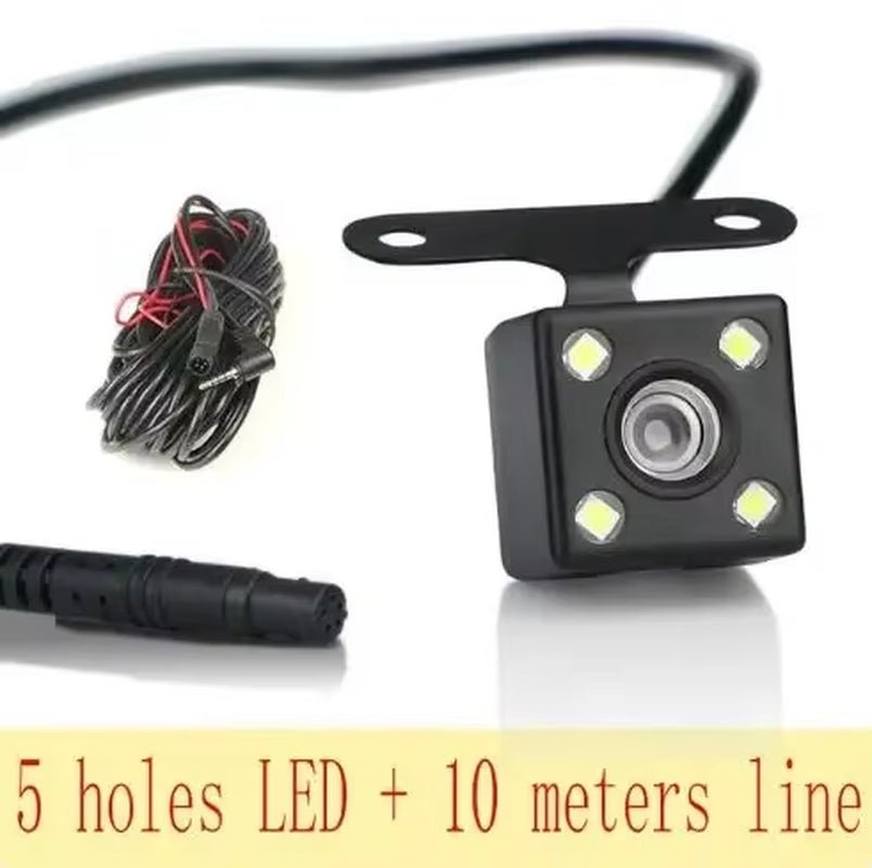 5Pin Car Mounted Car DVR 4LED Rear View Camera 170° Motor Vehicle Mirror Dash Cam DVR Rear View Camera 2.5Mm Waterproof