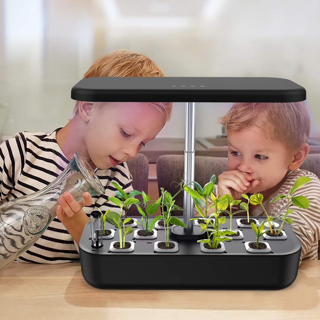 Hydroponics Growing System 12 Pods Indoor Garden, Smart Herb Garden Kit with 36W Grow Light for Plant Growing Gardening Gifts for Women Mom