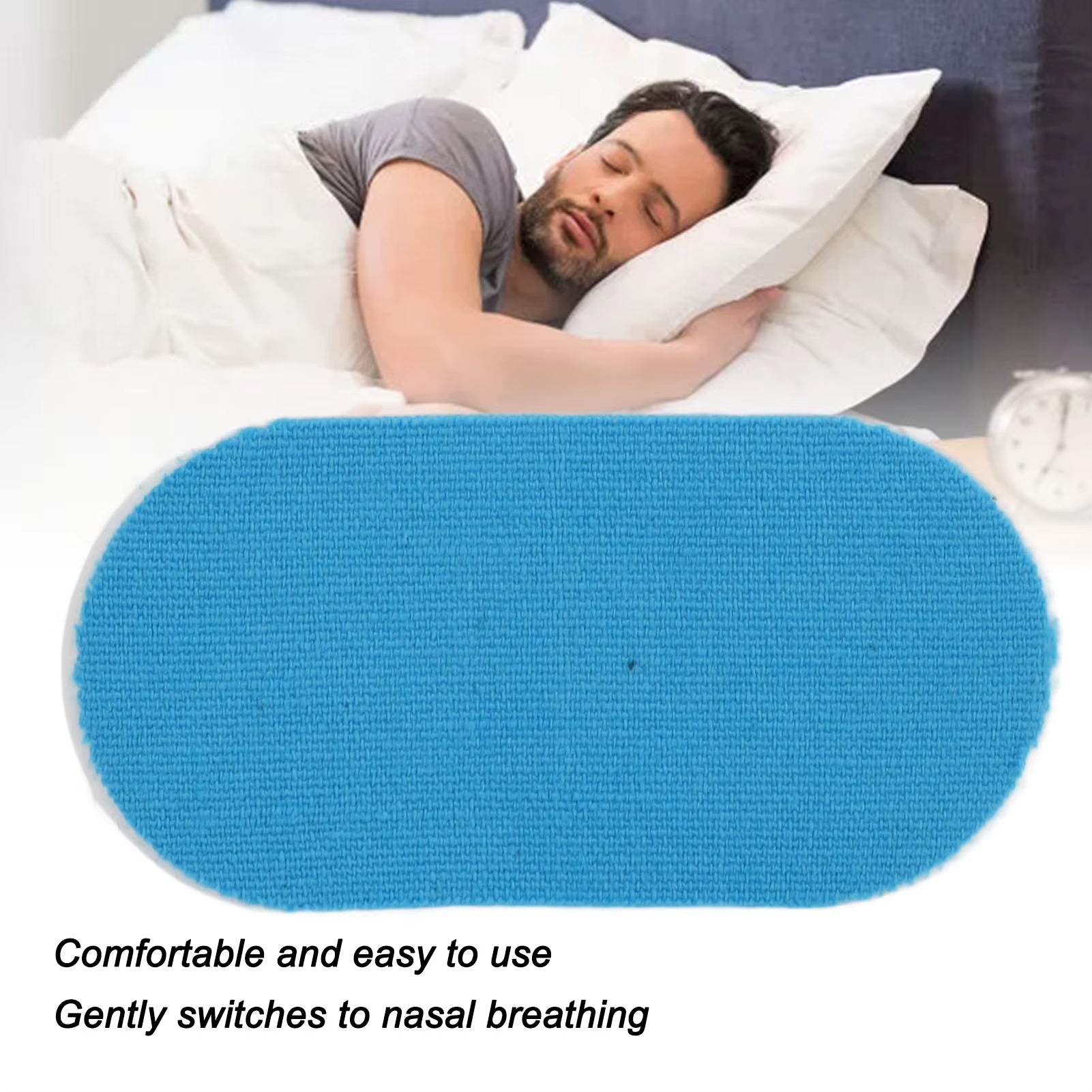 60Pcs Mouth Tape Lemon Flavour anti Snoring Promotes Nose Breathing Snore Reduction Mouth Sleep Strip Gentle Elastic Mouth Tape