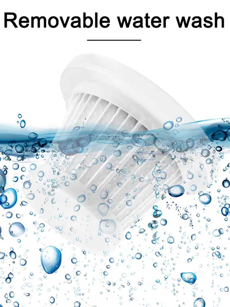 5Pcs Car Vacuum Cleaner Filter Washable HEPA Car Vacuum Filter Portable Vacuum Cleaner Cartridges Car Vacuum Cleaner Accessories