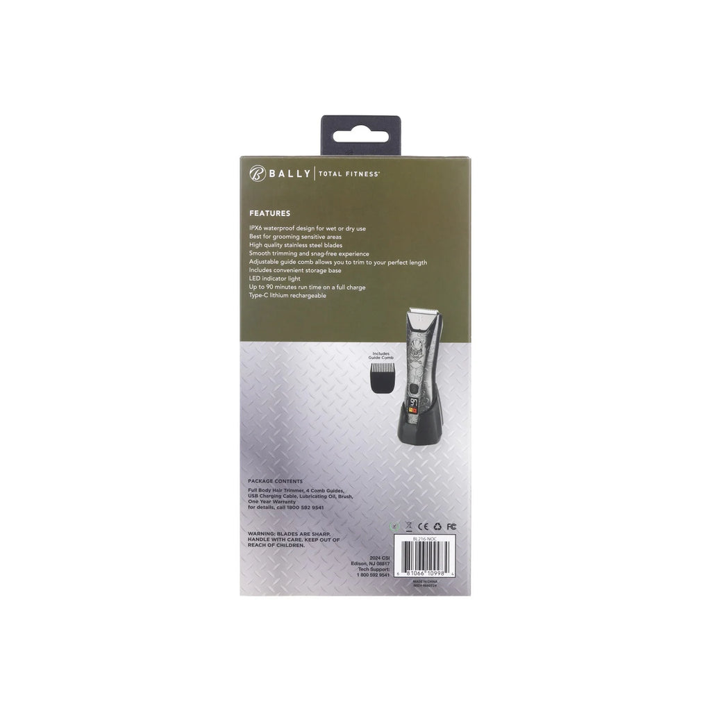 Full Body Cordless Rechargeable Men'S Electric Trimmer,