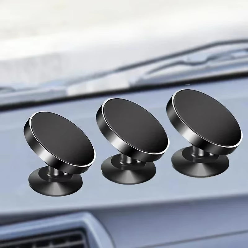 Magnetic Phone Holder for Car, Magnetic Car Mount for Cell Phone, 360° Rotation Universal Car Holder Fits All Smartphones