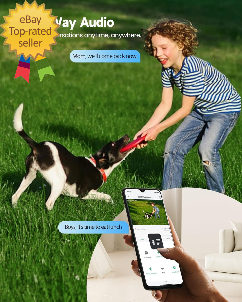 3MP Security Camera Outdoor Wired: Camera for Home Security Outdoor 2.4G/5G Wifi