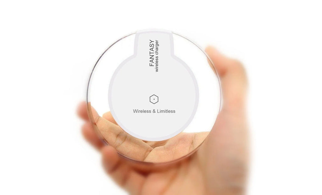 LED Wireless Charging Pad for Iphone and Android- Black