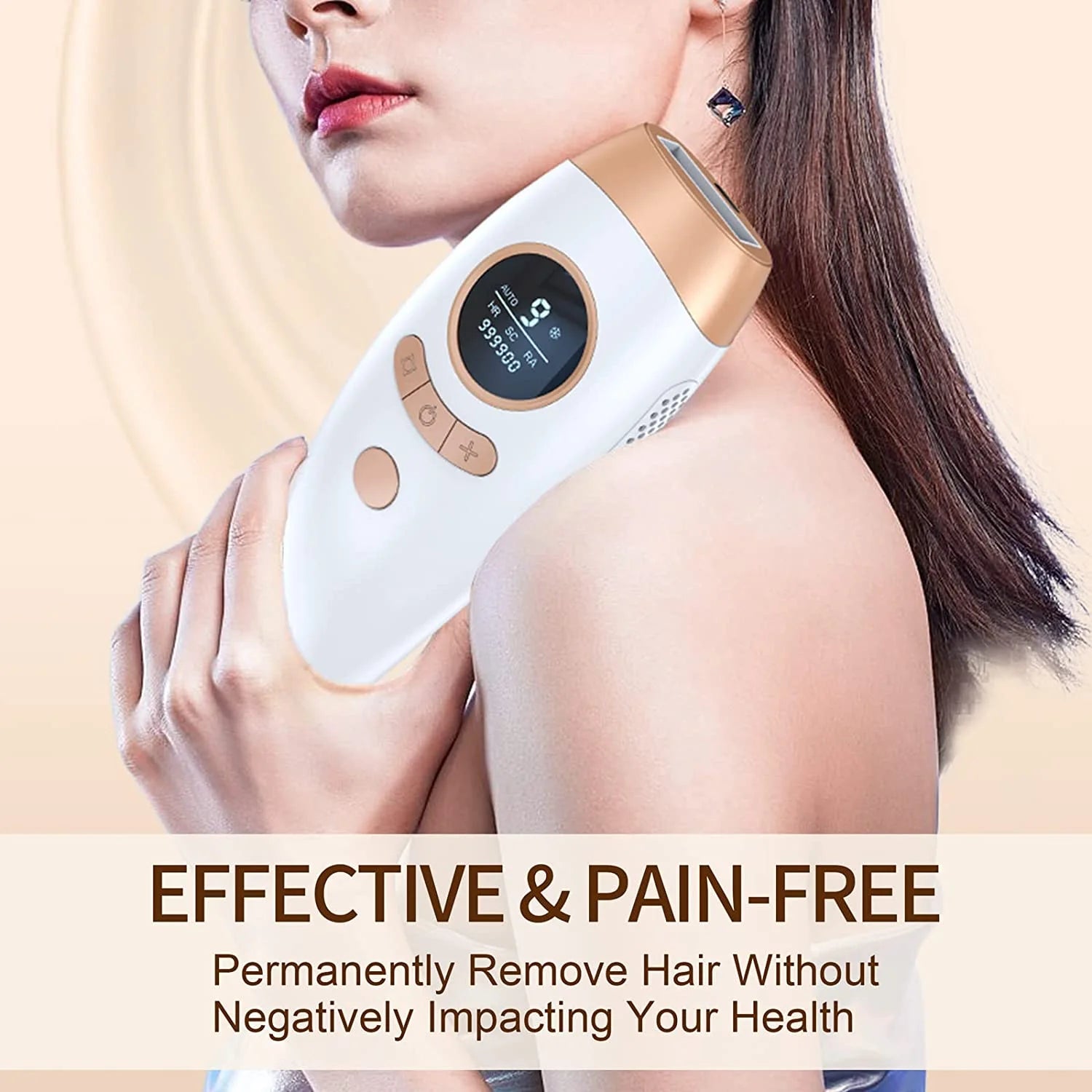 Laser Hair Removal,  IPL Hair Removal for Women and Men Permanent, Home Laser Hair Removal Device for Legs Armpits Back Bikini Body Use.
