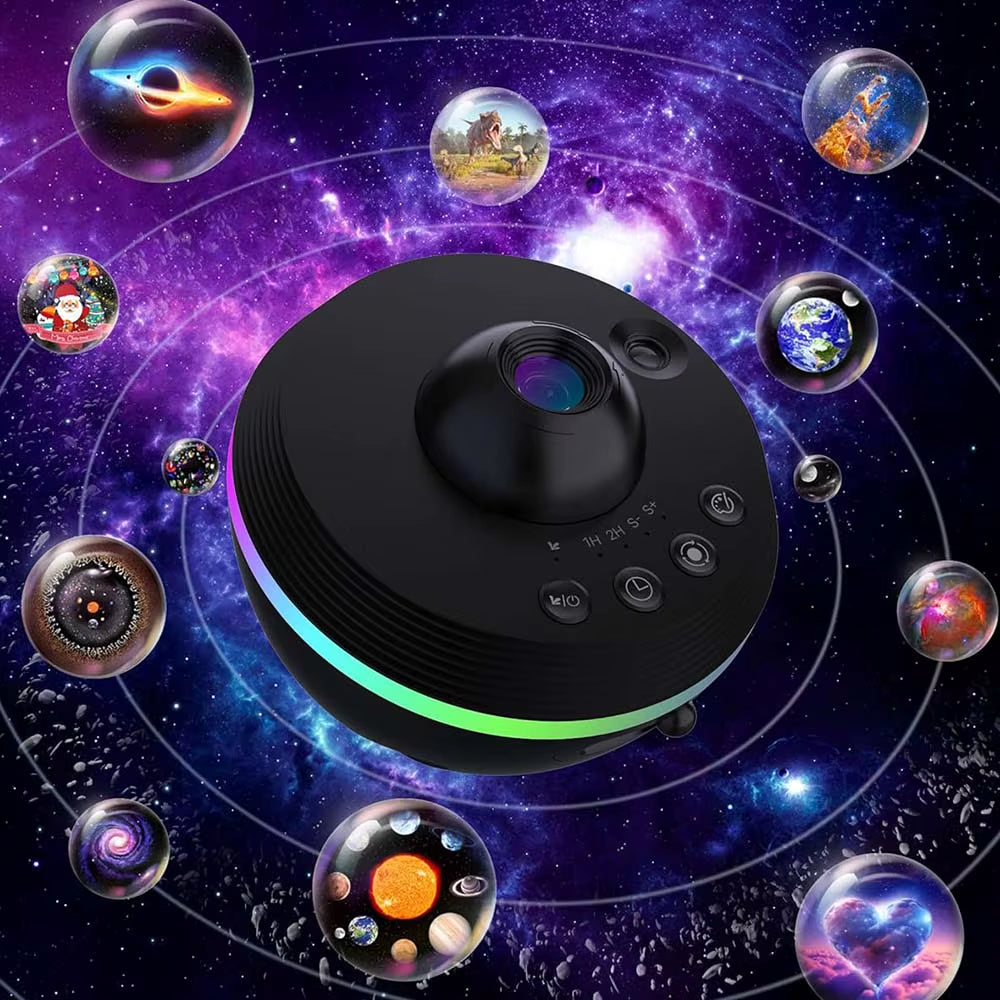 13-In-1 Galaxy Projector Dimmable RGB LED Lights Chrismas Spotlight Projectiion Fairy Lamp for Bedroom Gaming Room Party Decor