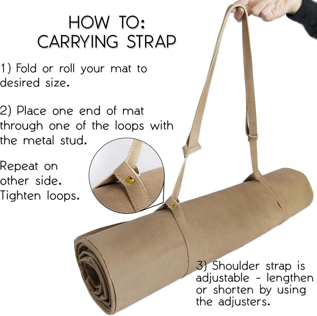 Leather Multipurpose Mat - Kids Luxurious Picnic Mat - Waterproof and Sand Proof Beach Blanket - Indoor and Outdoor Play Mats - High Chair Mat - Includes Carrying Strap for Easy Travel… (Gray)